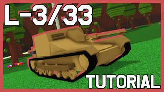 How to Make a L3 Tankette in Build a Boat for Treasure [upl. by Imray]