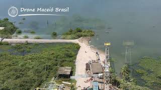 Drone Maceio BRASIL filma a LAGOA E PINHEIRO  PARTE 2 [upl. by Vladi]