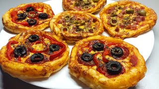 Mini pizzy hotové během chvilky recept [upl. by Acilegna]