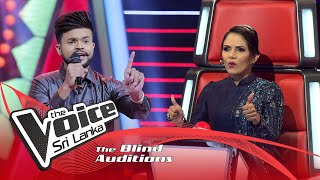 Thimira Nilupul  Gambhira Thedathi ගම්භීර තෙදැති  Blind Auditions  The Voice Sri Lanka [upl. by Elbon]