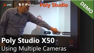 Connect additional cameras for greater flexibility  Poly Studio X50 [upl. by Coward]