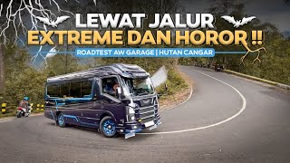 ROADTES AW GARAGE Melewati Jalanan EXTREME amp HOROR Alas Cangar ‼️ [upl. by Drusie]