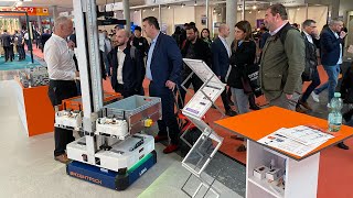 Worlds first autonomous mobile picking robot showcased at LogiMAT 2023  Brightpick [upl. by Maximilien]