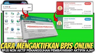 Cara aktifkan kembali bpjs kesehatan yang non aktif secara online lewat aplikasi JKN Mobile [upl. by Annalla]