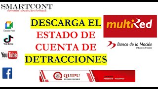 DESCARGA EL ESTADO DE CUENTA DE DETRACCIONES DE TU EMPRESA  BANCO DE LA NACION [upl. by Audie]