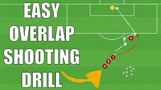 Overlap Shooting Drill  FootballSoccer [upl. by Kalindi]