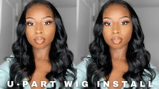 EASY UPART WIG INSTALL FOR BEGINNERS  Outre Mytresses Leave Out Wig [upl. by Cly]