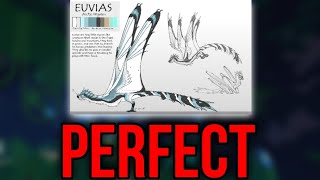 My Thoughts on Euvias Redesign  Lazy KOS  Creatures Of Sonaria [upl. by Ordisy493]