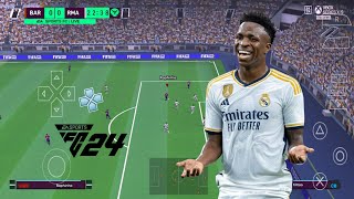 EA SPORTS FC 24 PPSSPP MOD ENGLISH VERSION LATEST UPDATE PES 2024 PSP CAMERA PS5 [upl. by Troth]