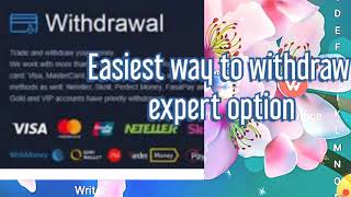 How to withdraw from expert option easiest way [upl. by Jemmy531]