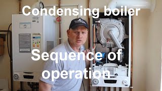 CONDENSING BOILER SEQUENCE OF OPERATION part 3 in the series how a gas boiler works fault finding [upl. by Alfy588]