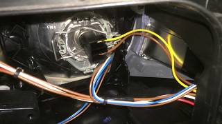 How to install LED bulbs H7 in dipped beam on Audi 2006 A6C6 [upl. by Sweyn774]