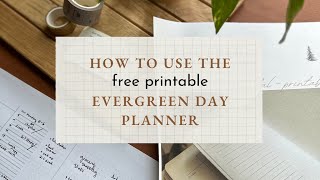 Free Printable Day Planner Tutorial [upl. by Cotter957]