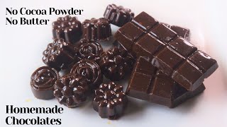 Homemade chocolates without cocoa powder butter  Bournvita chocolates  Quick and easy chocolates [upl. by Dlnaod534]