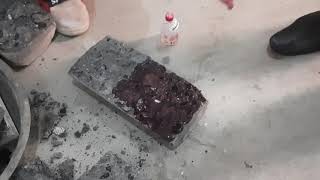 Carbonation test on concrete [upl. by Elleinwad485]