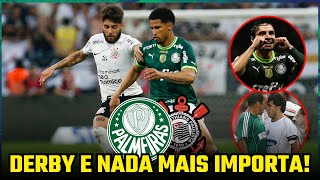 HOJE É DIA DE DERBY PALMEIRAS ENFRENTA O CORINTHIANS NO ALLIANZ PARQUE [upl. by Leahcym]