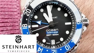 Steinhart Ocean 39 GMT Premium 500  ByeByeWatch  4K [upl. by Nyltyak]