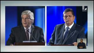 Fernando Olivera vs Alan García Explosivo debate presidencial  LATINA NOTICIAS [upl. by Ahscrop]