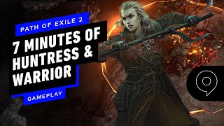 Path of Exile 2  7 Minutes of Warrior amp Huntress Gameplay  gamescom 2023 [upl. by Sina688]