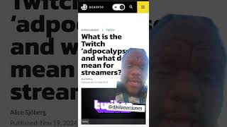 Regarding The Twitch Adpocalypse [upl. by Anillek254]