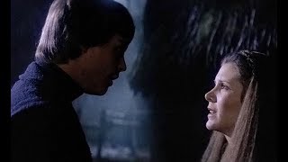 Star Wars The Return of the Jedi 1983  Luke and Leia scene [upl. by Allana]