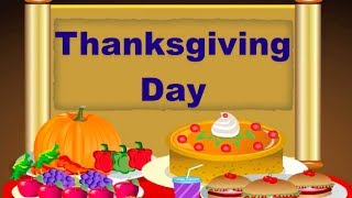 Thanksgiving Day Song  Nursery Rhymes and Songs For Children [upl. by Roosnam]