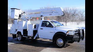 2014 RAM 5500 SLT  40ft Bucket Truck  181985 [upl. by Atsirtal]