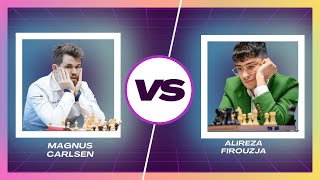 Magnus Carlsen vs Alireza Ferouzja 32 [upl. by Alrick847]