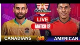 Premium Canadians vs Premium Americans  PMC vs PMA  American Premier League 2023 Live [upl. by Adiehsar446]