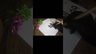 How to write Islamic calligraphycalligraphy tutorial shorts art  Islamic explore [upl. by Gavin]