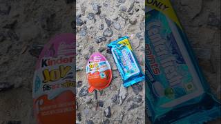 Centre fresh mint amp Kinder joy Popsicle shorts youtubeshorts [upl. by Nihahs]