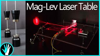 Can Magnets Stop Vibrations Magnetic Levitation Laser Table  Holograms 1 [upl. by Torie]