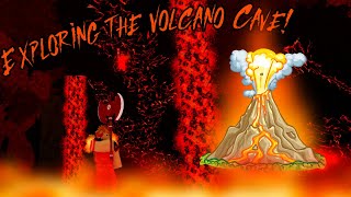 Volcano Cave Showcase Roblox The Lost Land [upl. by Aliehc]