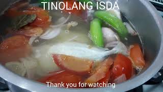 TINOLANG ISDA RECIPE [upl. by Eugirne]