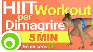 HIIT Workout Allenamento per Dimagrire ed Accelerare il Metabolismo [upl. by Aniretake]