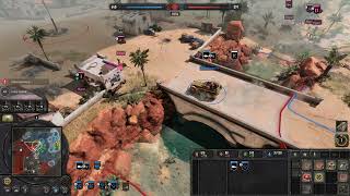 Defending Teammates Base Company Of Heroes 3  Afrika Korps DAK Gameplay 3v3 [upl. by Anem]