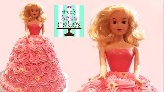 Doll cake with rosettes [upl. by Oirelav605]