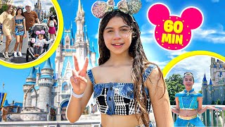 SARAH DE ARAÚJO em 1 HORA DE VÍDEO nos PARQUES DA DISNEY [upl. by Materi]