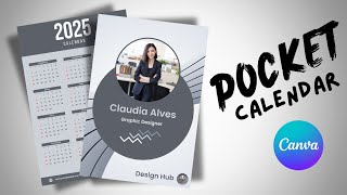 Create Your Own Pocket Calendar in Canva Easy Design Tutorial [upl. by Aloisia286]