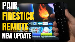 How to PAIR New Firestick Remote Without Old Remote Fast Tutorial [upl. by Dredi]