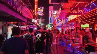 Saturday Night Walk in Bangkok  Sukhumvit Road Nana Plaza Soi Cowboy Soi 11 Soi 4 [upl. by Murray293]