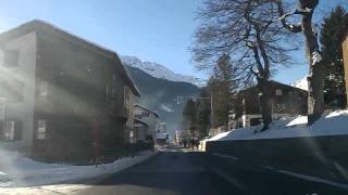 Vals Graubünden Surselva SchweizSwissSwizerland driving  fahren [upl. by Sremlahc]