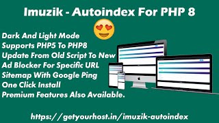 iMuzik  Latest Autoindex 2021 Script For PHP7 PHP8  Tech Gyan [upl. by Rydder]