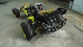 Rovan Sport 450 Baja 5B 45cc Вelicious Sound Dual Exhaust [upl. by Mahoney222]