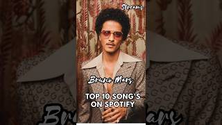 Bruno Mars top10 songs music song shortvideo shortsfeed shorts short brunomars bruno foryou [upl. by Forta]