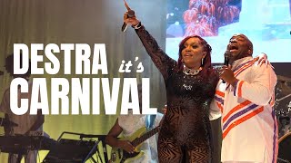 Destra  Carnival at Stripped A Teddyson John Experience  Trinidad Carnival 2024 [upl. by Wilkins]