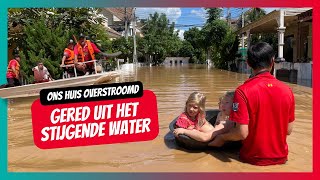 We werden gered uit het stijgende water  Terugblik op de overstroming in Chiang Mai [upl. by Arline]