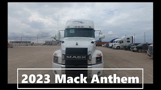 The New 2023 Mack Anthem  USA made Semi Trucks [upl. by Anikehs]