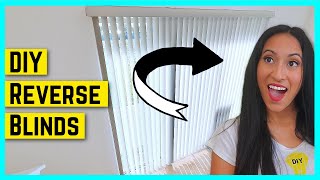 How to Change the Direction of Vertical Blinds in 8 Steps with 1 Tool [upl. by Oicnanev236]