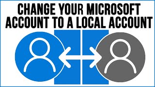 Change Your Existing Microsoft Account to a Local Account in Windows 11 And Vice Versa [upl. by Edita]